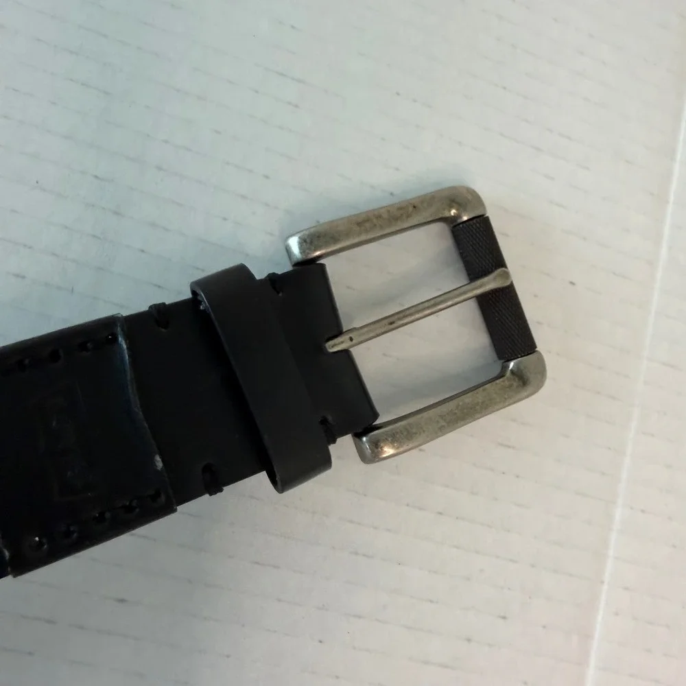 Levi's Black Leather Western Urban Cowboy Belt Men's 40